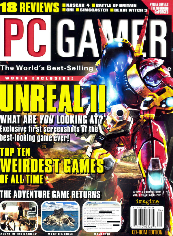 PC Gamer Issue 083 (April 2001) cover